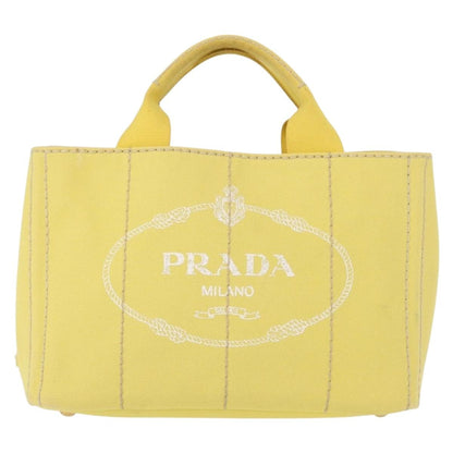 Prada Canapa Convertible Tote Canvas Small