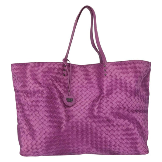 Bottega Veneta Intrecciolusion Tote Printed Nylon Large