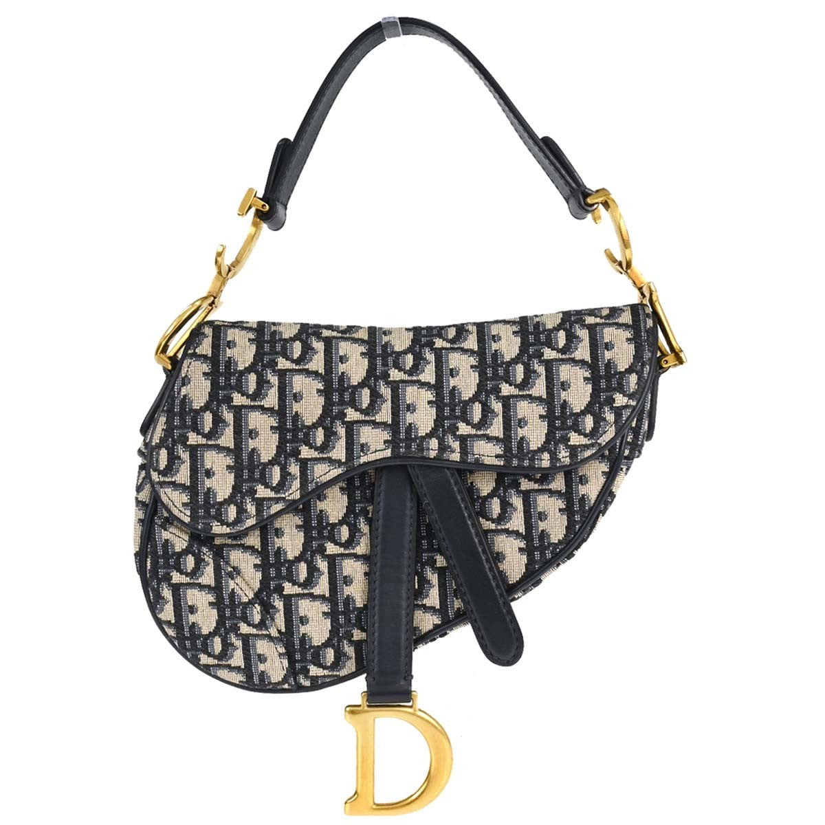Christian Dior Saddle Oblique Canvas Small