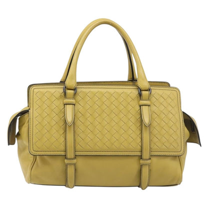 Bottega Veneta Monaco Nappa Leather With Intrecciato Detail Medium
