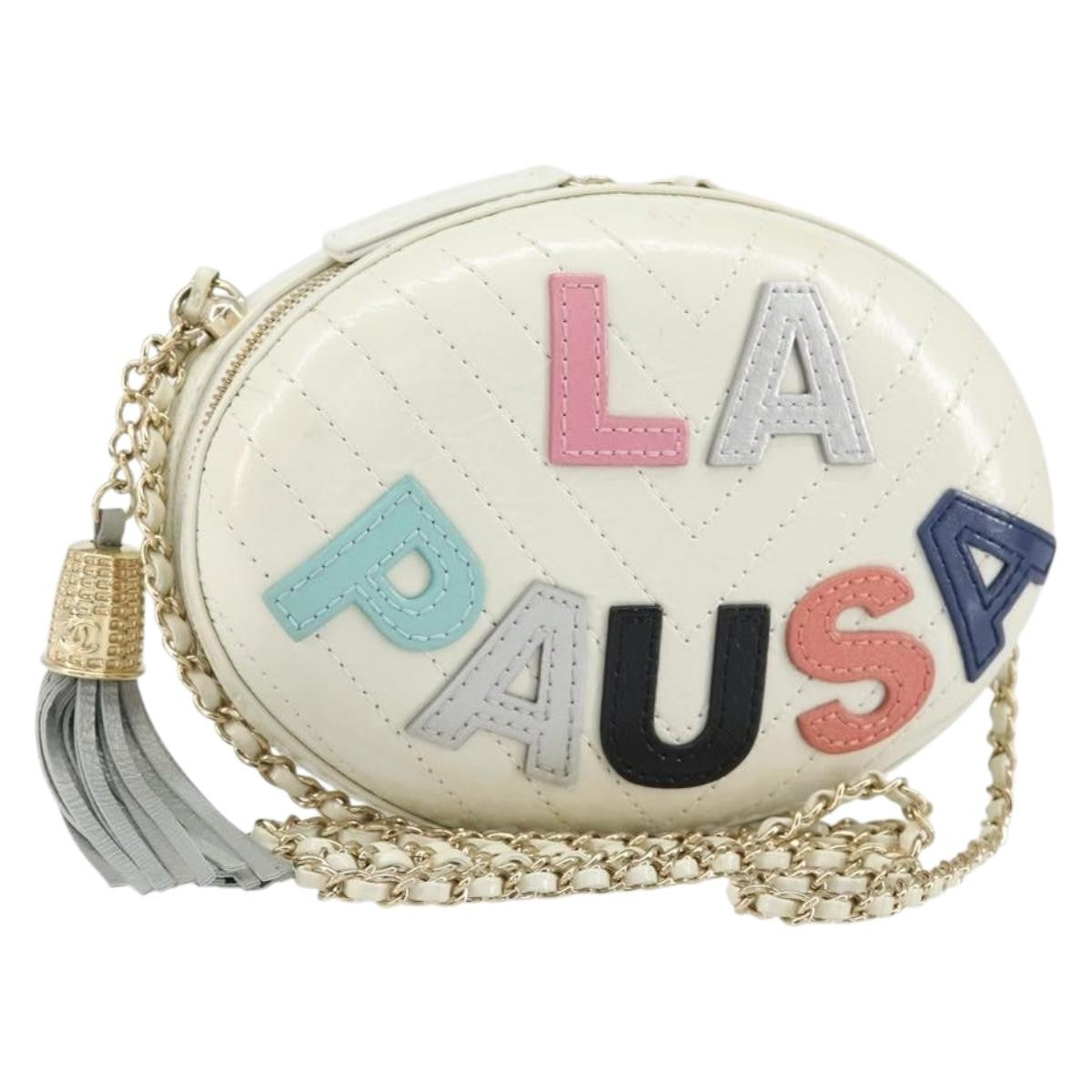 Chanel La Pausa Evening Chevron Lambskin with Applique Product Image