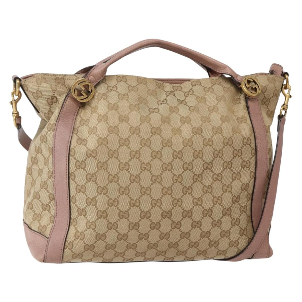 Gucci Vintage Interlocking G Canvas and Leather Product Image