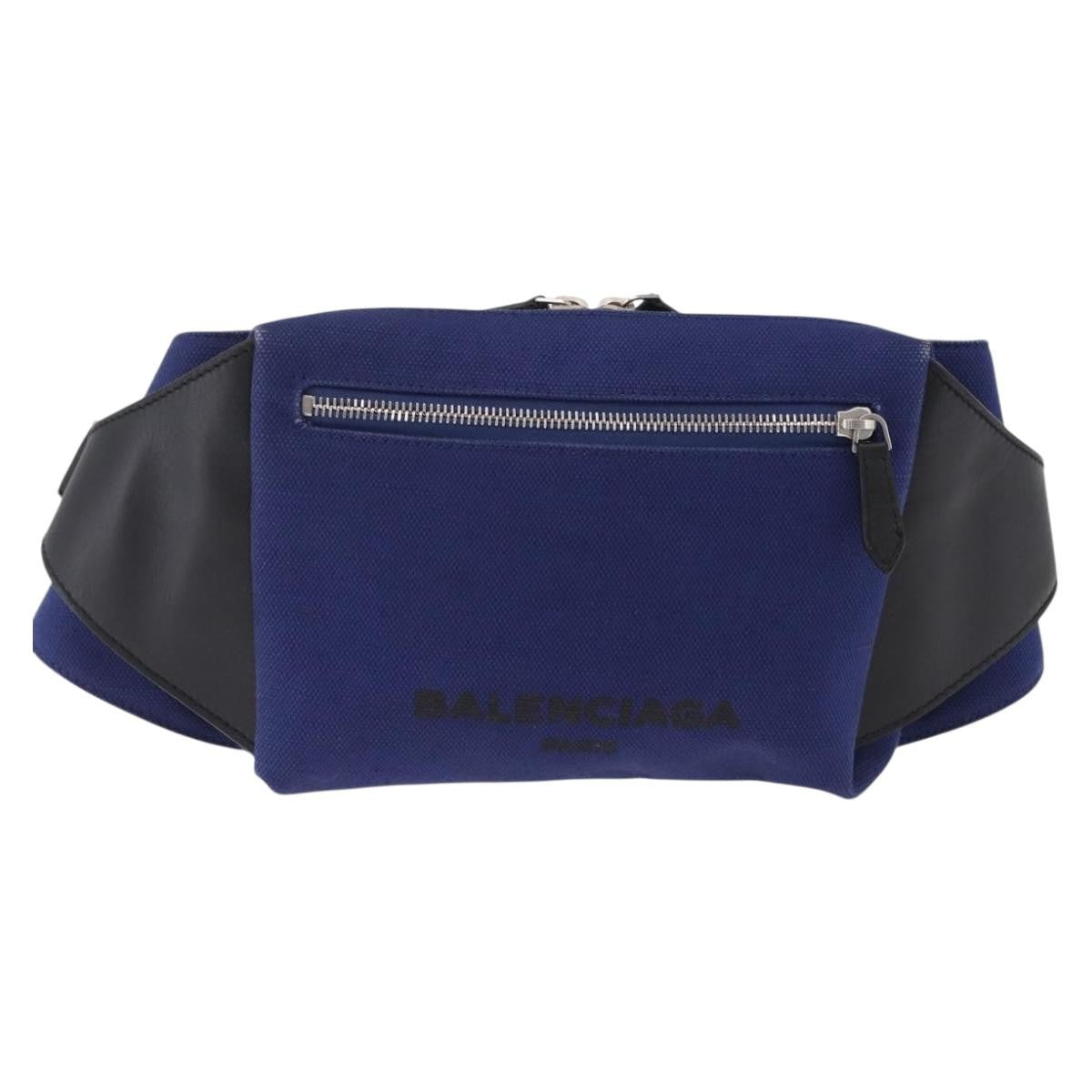 Balenciaga Navy Neo Lift Waist Canvas and Leather Product Image