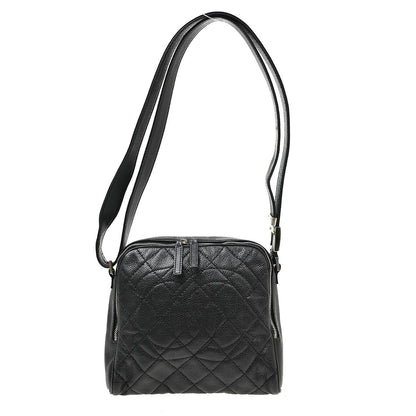 Chanel Vintage Diamond CC Quilted Caviar Large