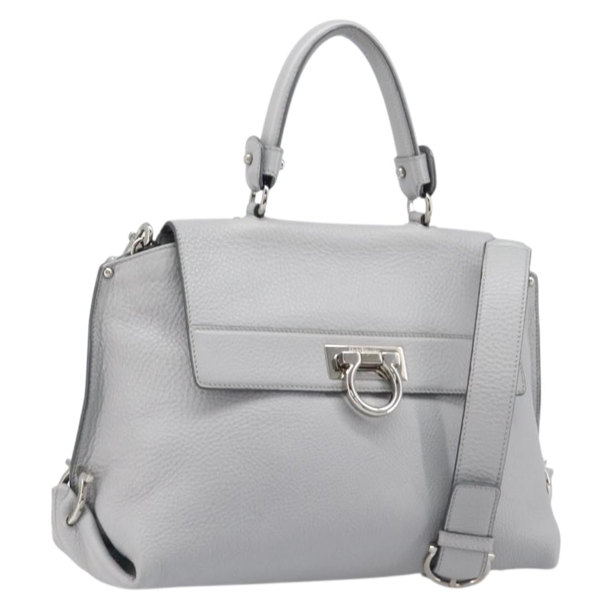 Salvatore Ferragamo Sofia Satchel Leather Medium