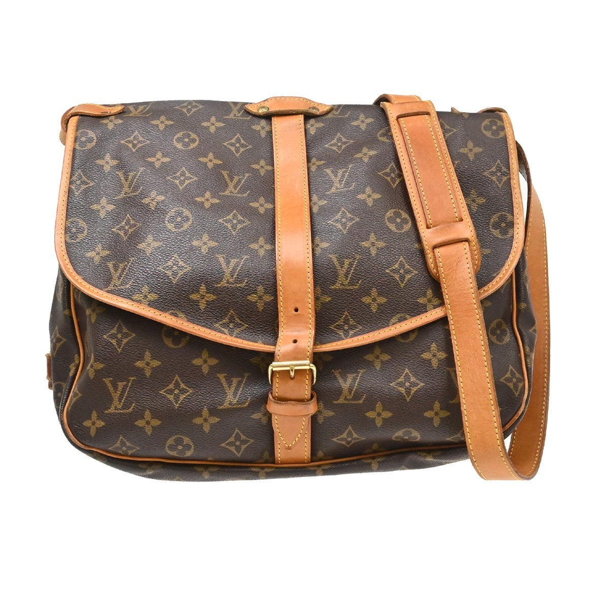 Louis Vuitton Saumur Monogram Canvas 35