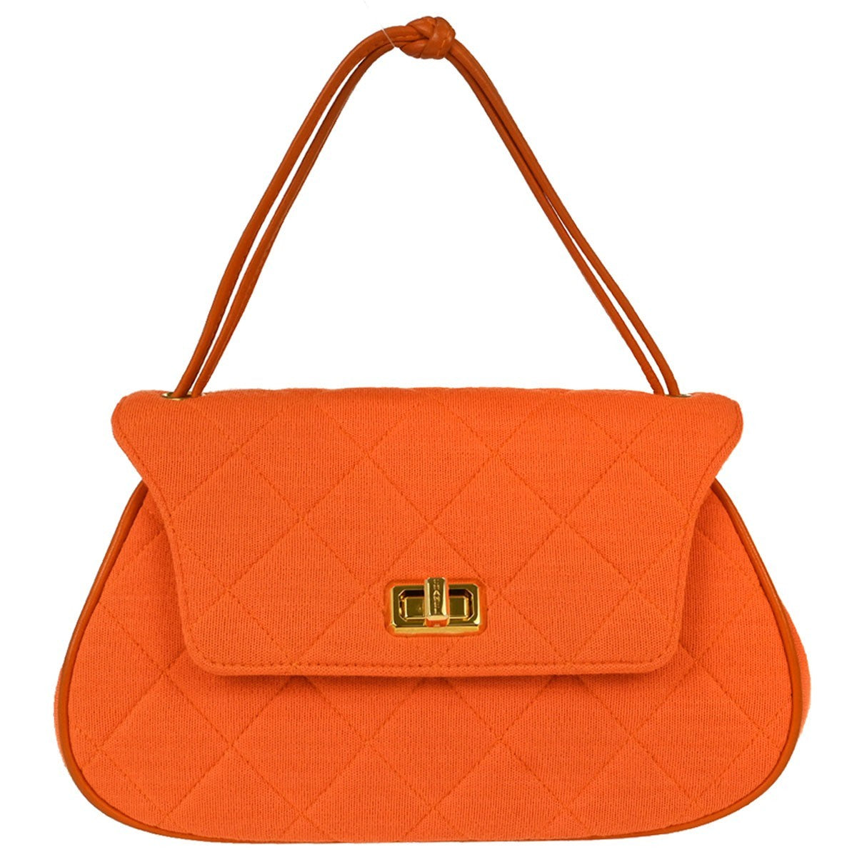 Chanel Shopping Quilted Knit Pluto Glitter Large