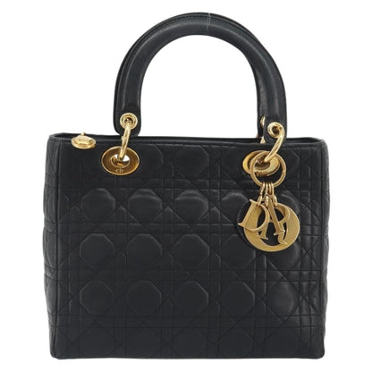 Christian Dior Vintage Lady Dior Cannage Quilt Lambskin Medium