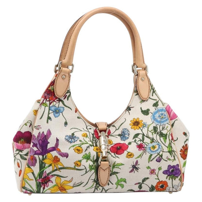 Gucci Joy Bardot Hobo Flora Canvas Medium