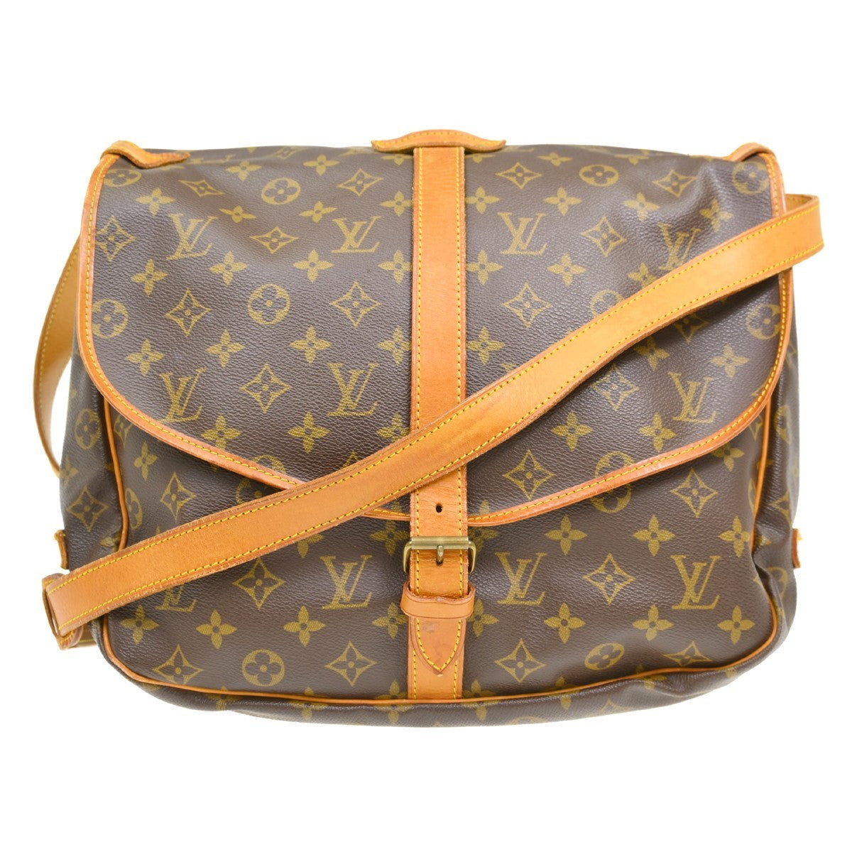 Louis Vuitton Saumur Monogram Canvas 35
