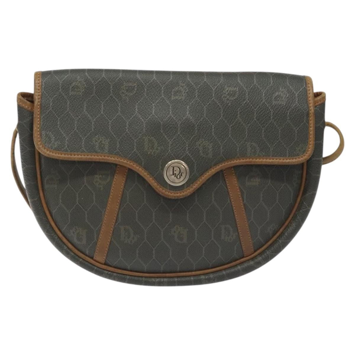 Christian Dior Vintage Honeycomb Flap Coated Canvas Product Image