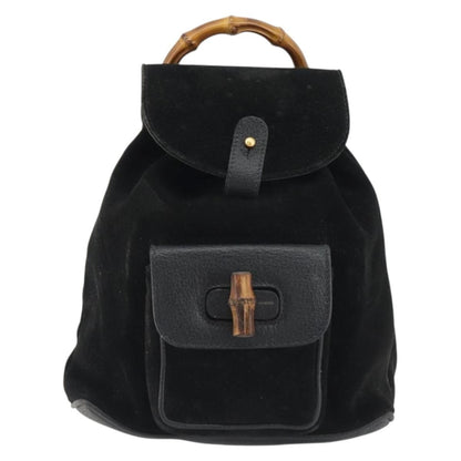 Gucci Gucci bamboo daim mini