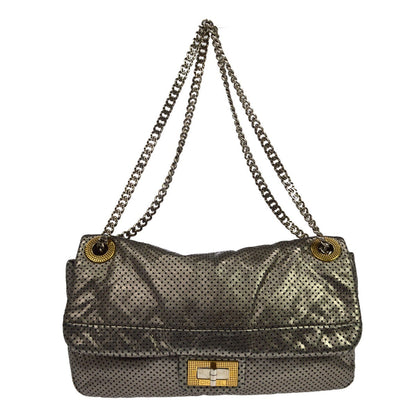 Chanel Drill Flap Perforated Leather Medium