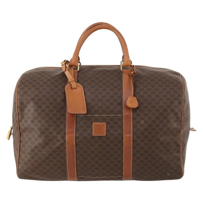 Celine Vintage Duffle Bag Canvas and Leather Product Image