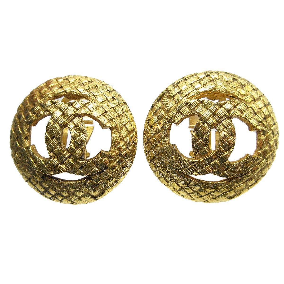 Chanel CC Button Clip-On Metal Product Image