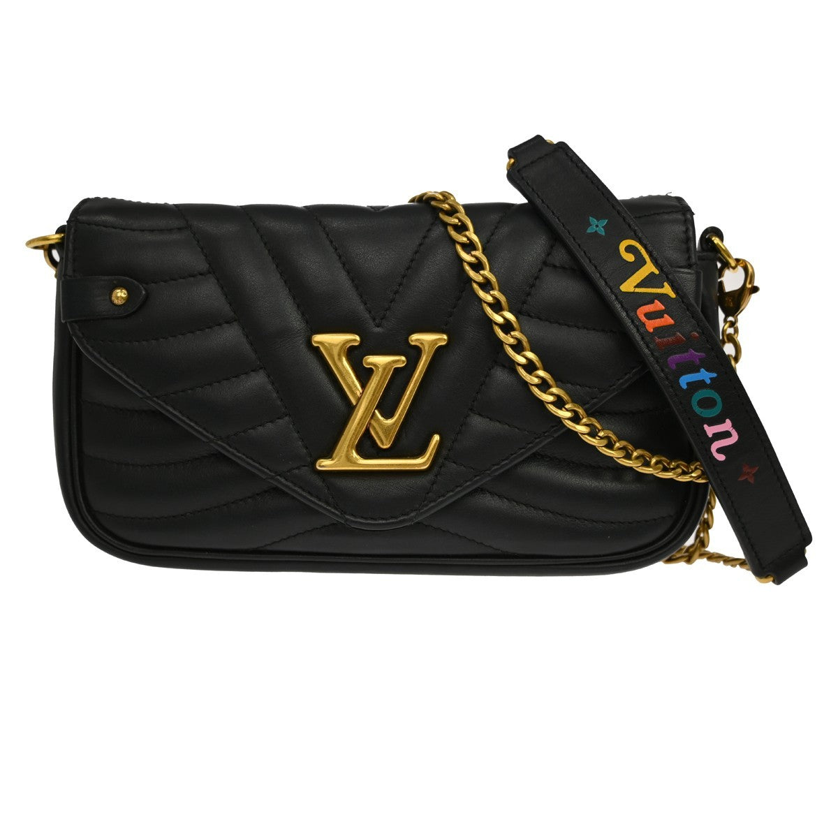 Louis Vuitton New Wave Chain Quilted Leather PM