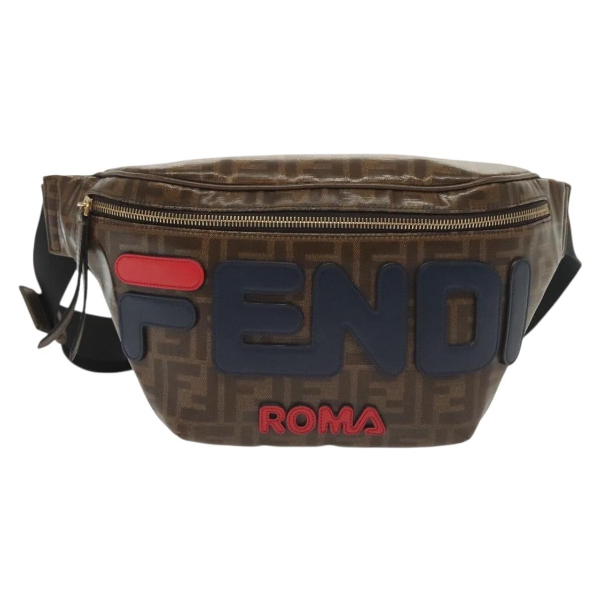 Fendi Mania Logo Waist Bag Zucca Coated Canvas Product Image