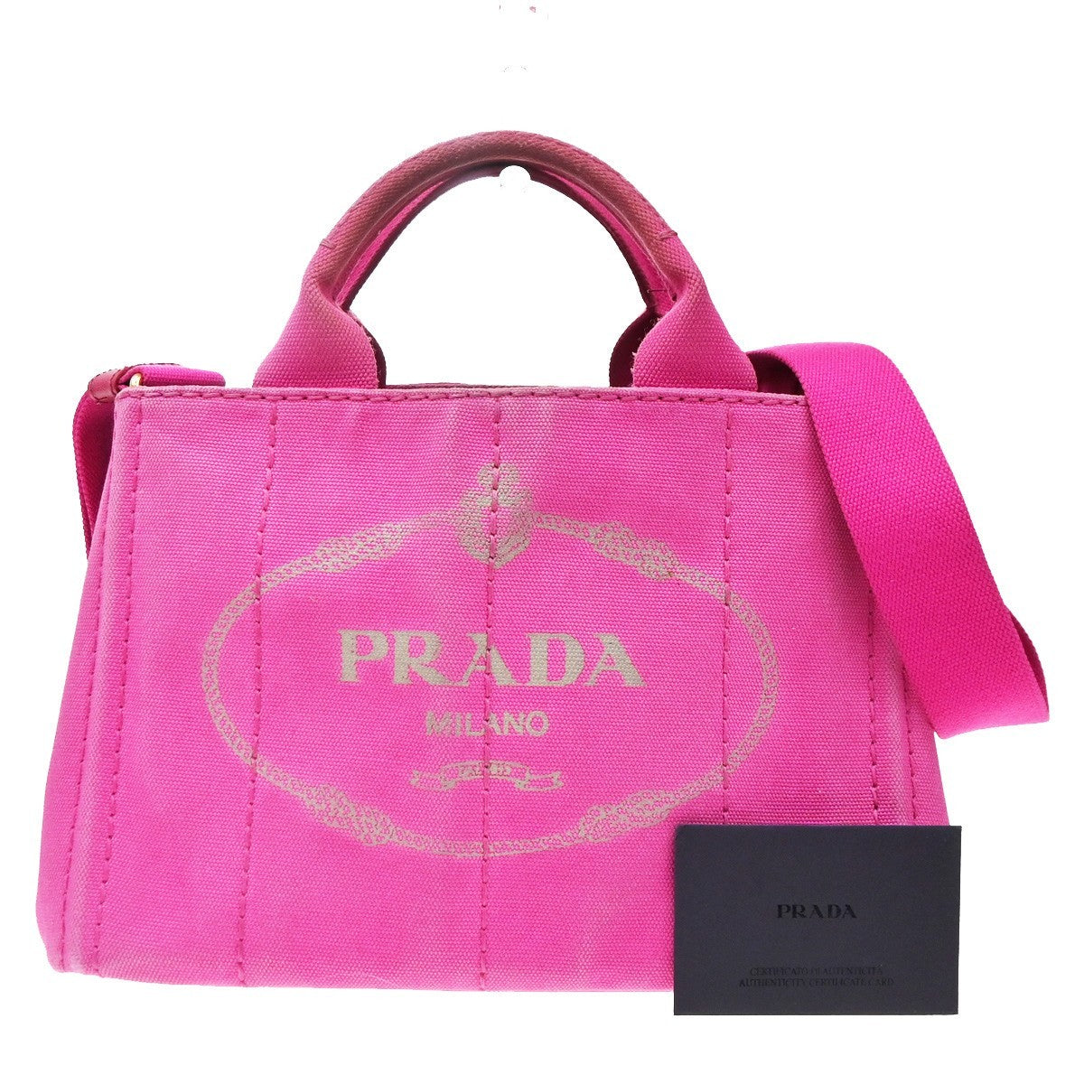 Prada Canapa Open Tote Canvas Product Image