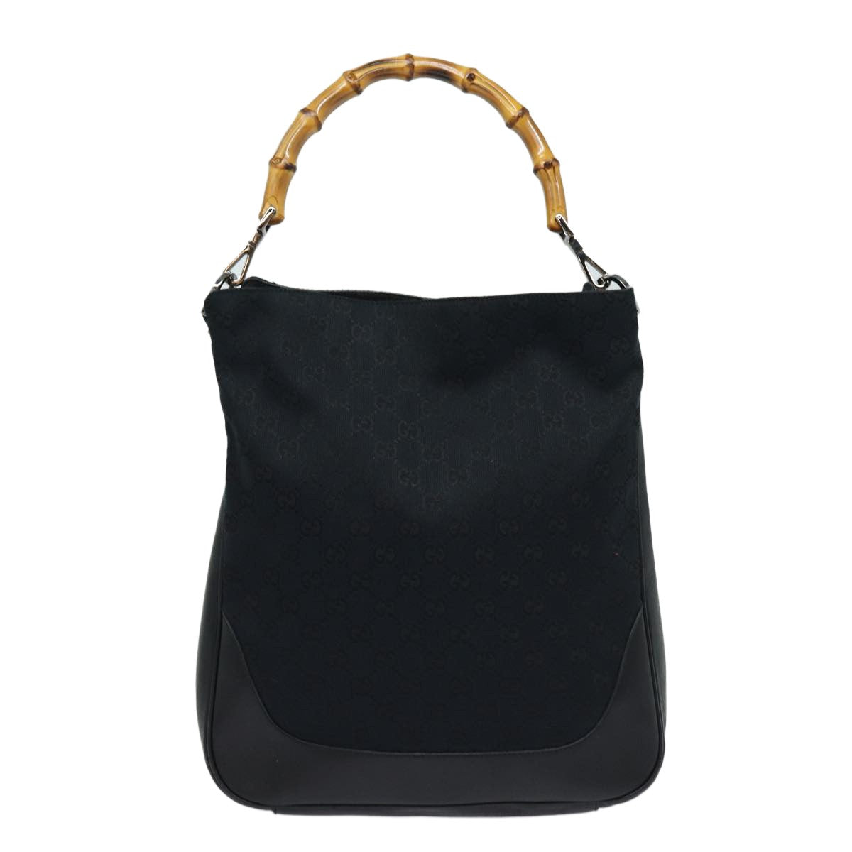 Gucci Bamboo Shoulder Bag GG Canvas Product Image