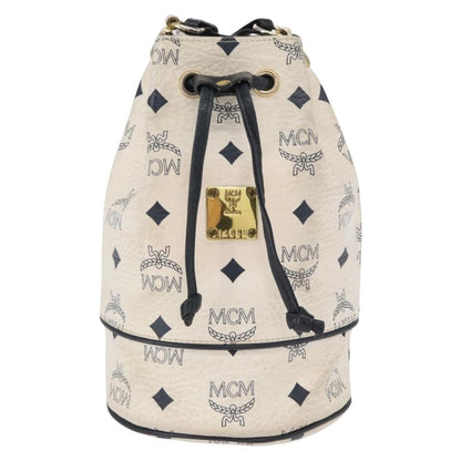 MCM Drawstring Shoulder Bag Leather Product Image
