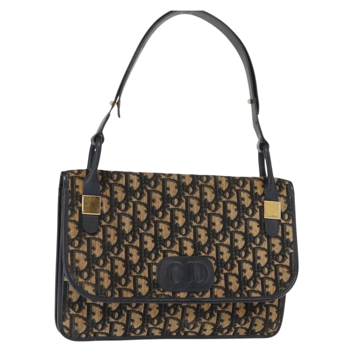 Christian Dior Vintage Trotter Shoulder Bag Canvas Product Image