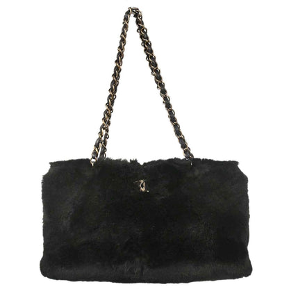 Chanel Chain Lapin Fur Large