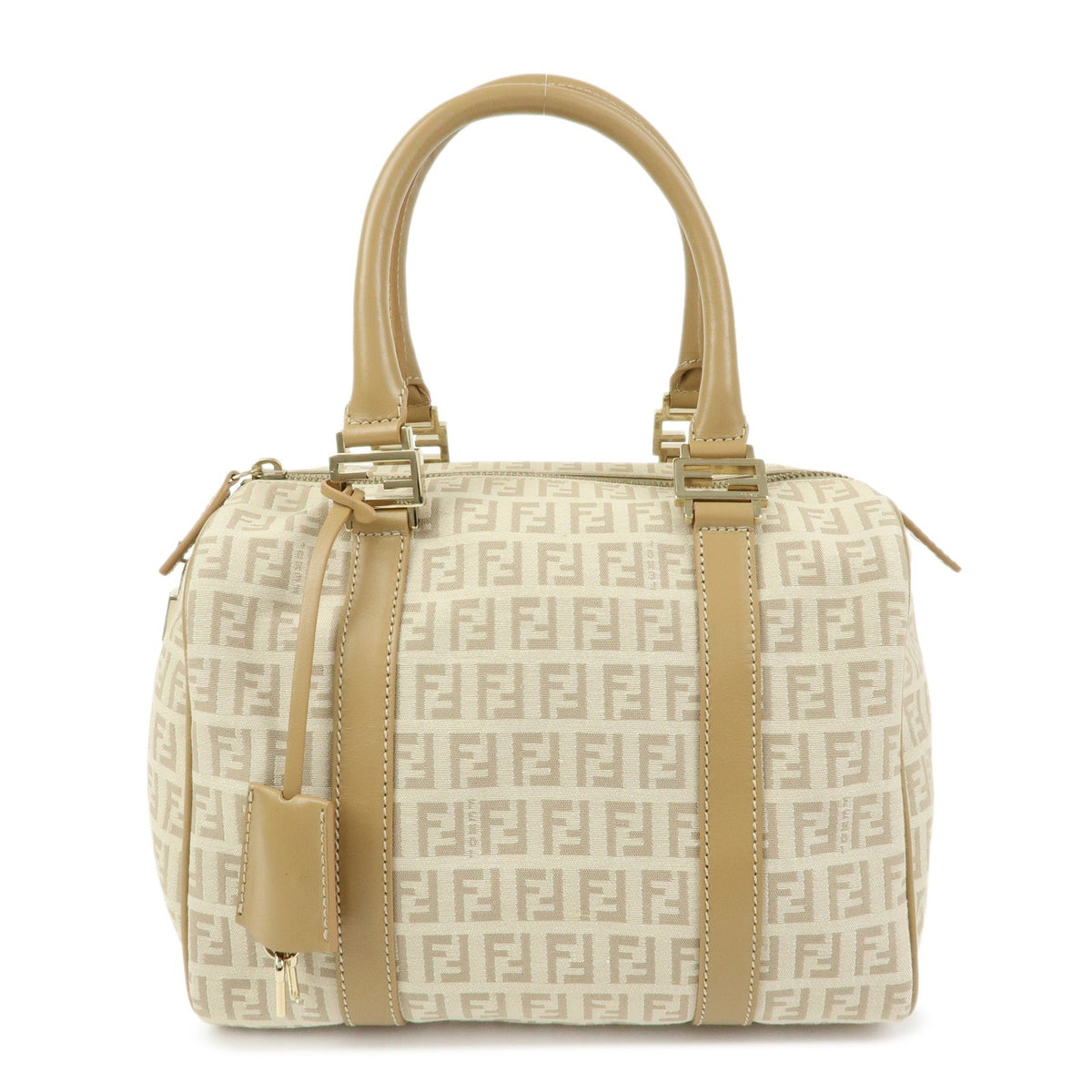 Fendi Boston Zucchino Coated Canvas Medium