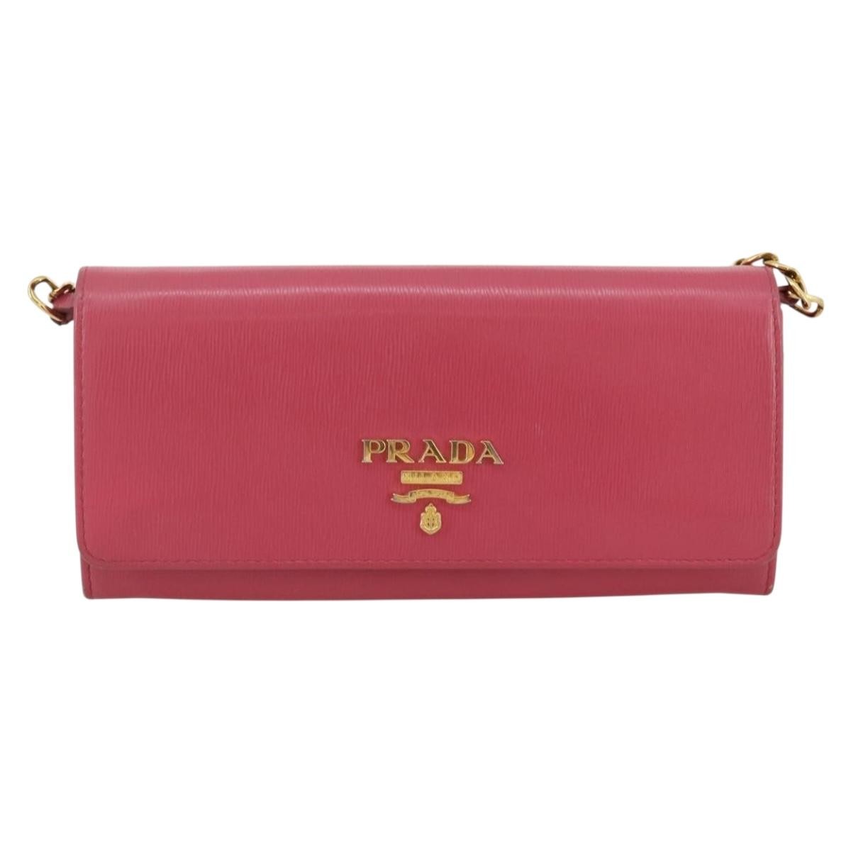 Prada Wallet on Chain Saffiano Leather Product Image