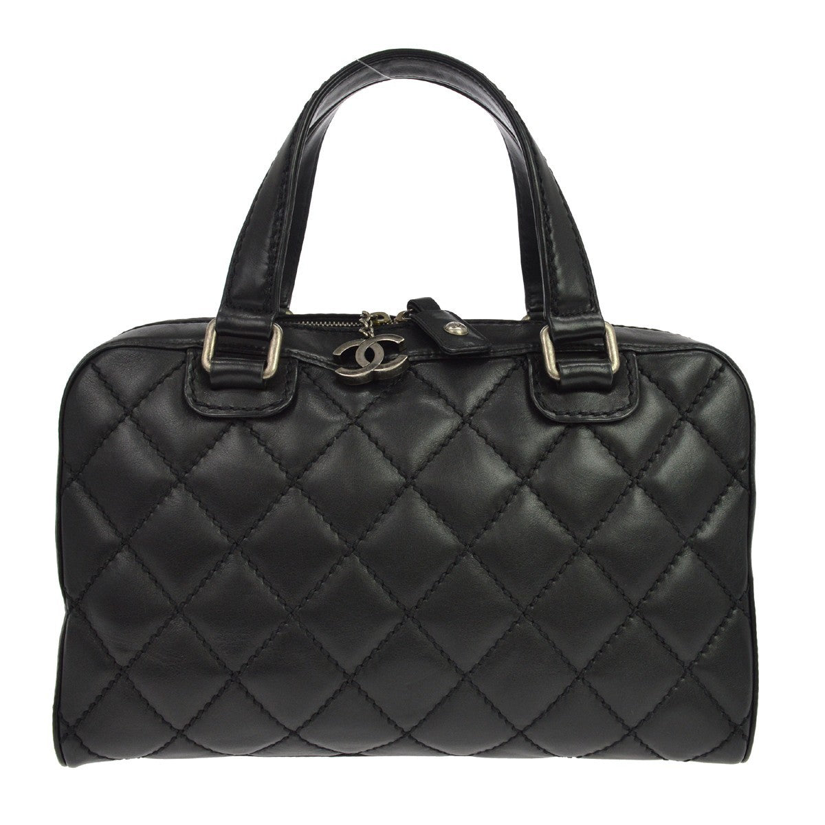 Chanel Wild Stitch Handbag Quilted Calfskin Product Image
