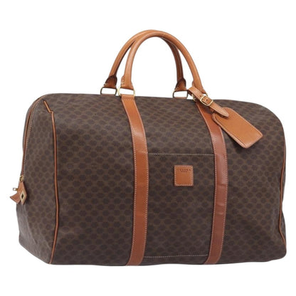 Celine Boston Triomphe Coated Canvas Large