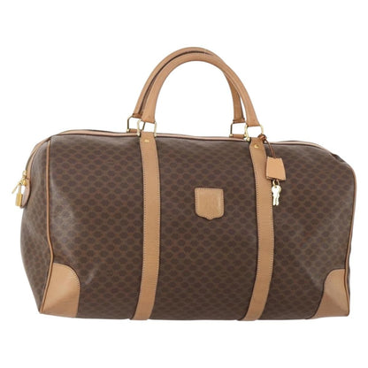 Celine Vintage Duffle Bag Canvas and Leather Product Image