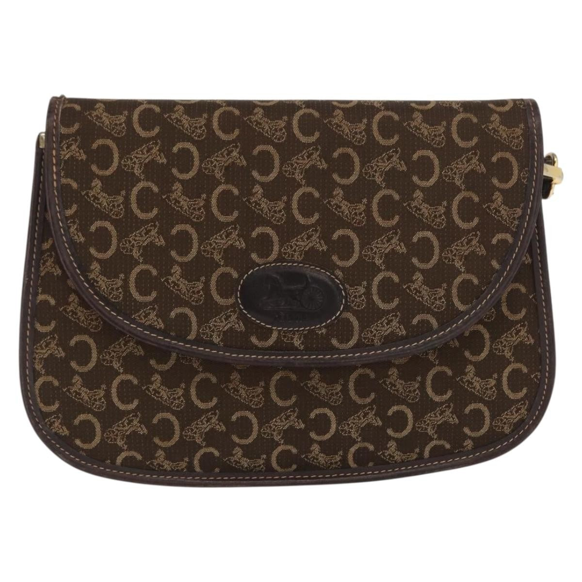 Celine C Sulky Shoulder bag Canvas Product Image