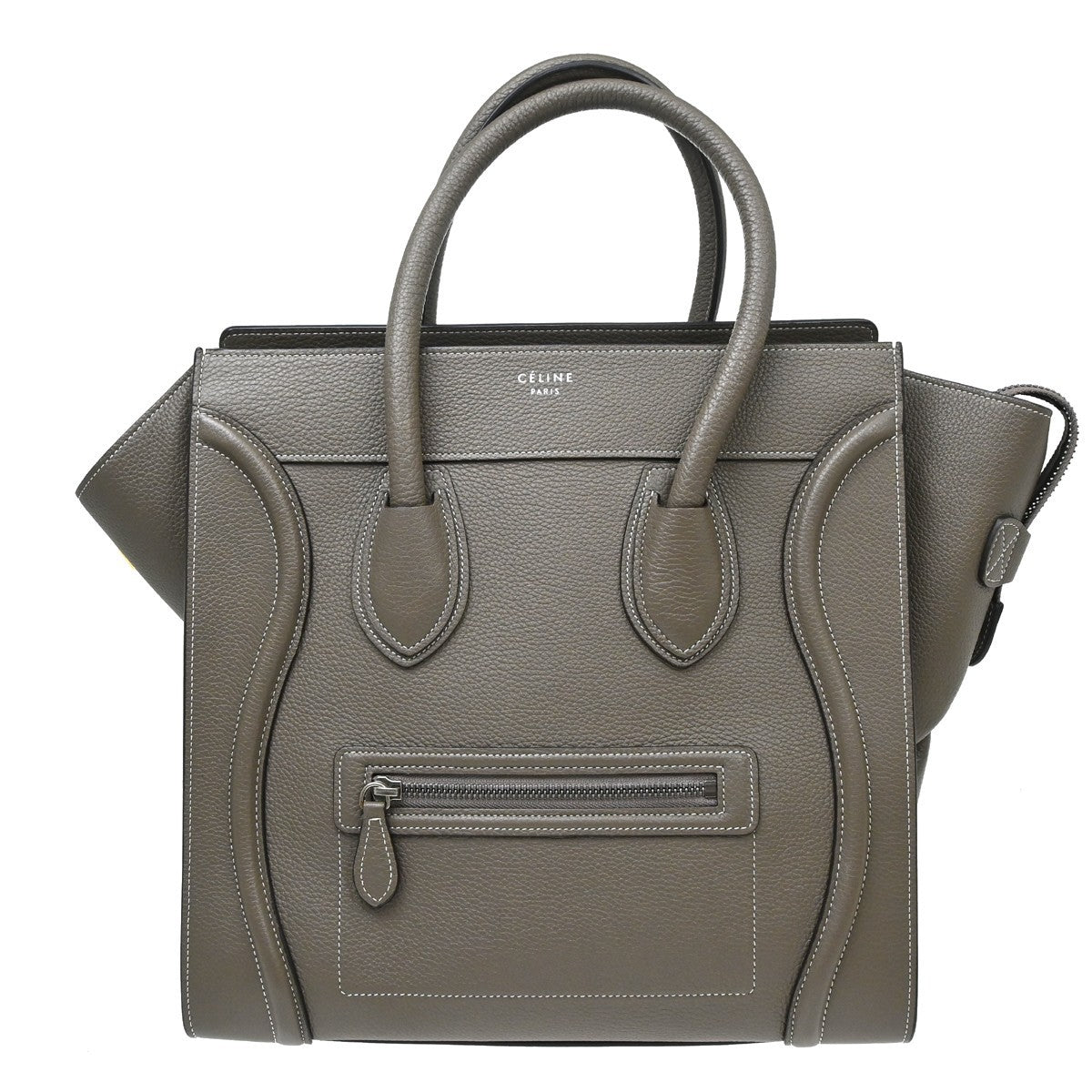 Celine Luggage Bag Grainy Leather Mini