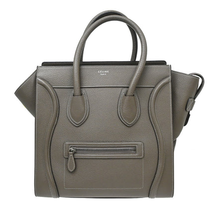 Celine Luggage Bag Grainy Leather Mini