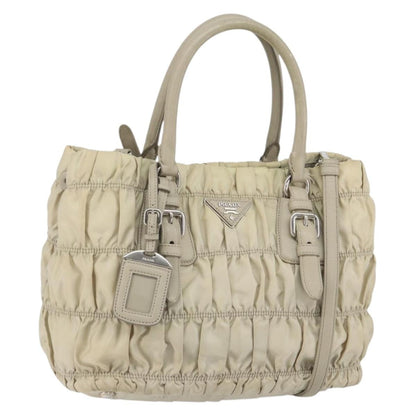 Prada Gaufre Convertible Tote Tessuto Small