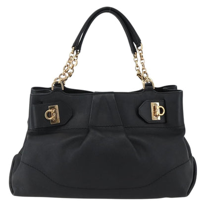 Salvatore Ferragamo W Chain Tote Leather Medium