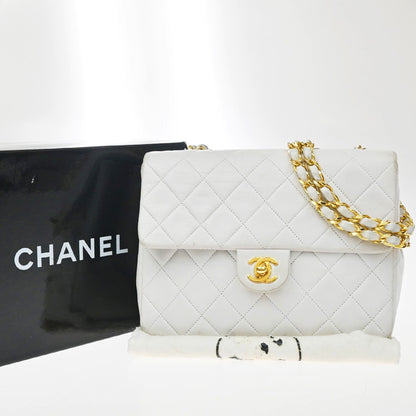 Chanel Vintage Square Classic Flap Quilted Lambskin Small