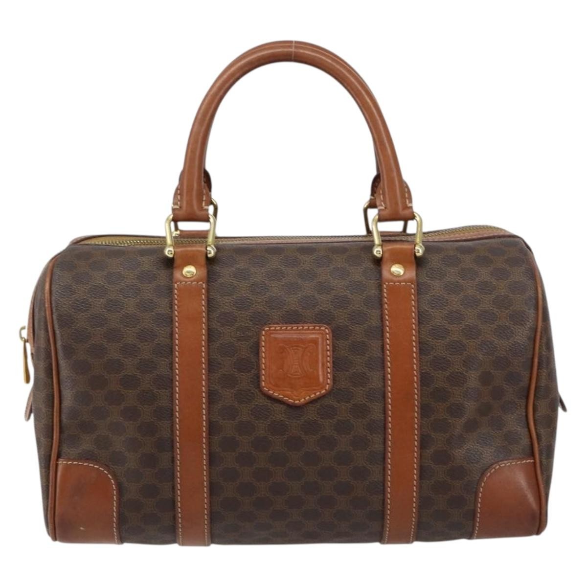 Celine Vintage Macadam Boston bag Canvas Product Image