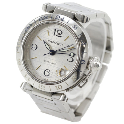 Cartier Pasha C GMT Automatic Stainless Steel 35