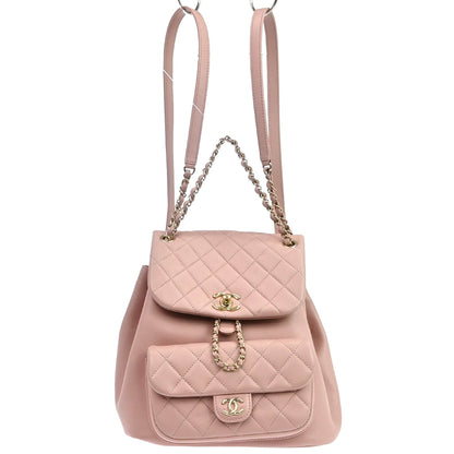 Chanel Duma Drawstring Quilted Leather Large