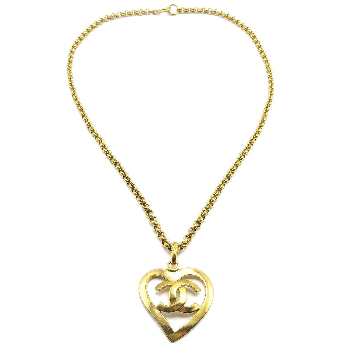Chanel CC Heart Pendant Metal Product Image