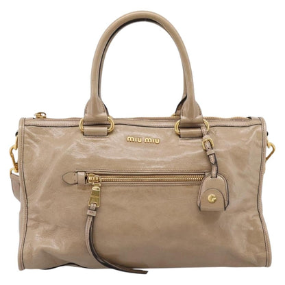 Miu Miu Convertible Bauletto Vitello Shine Medium