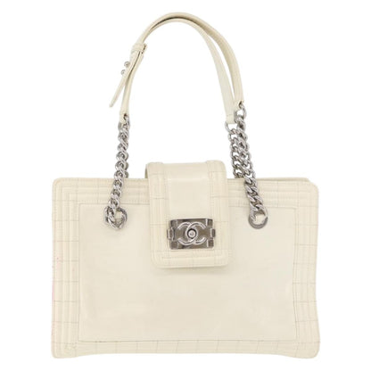 Chanel Boy Tote Glazed Calfskin Small