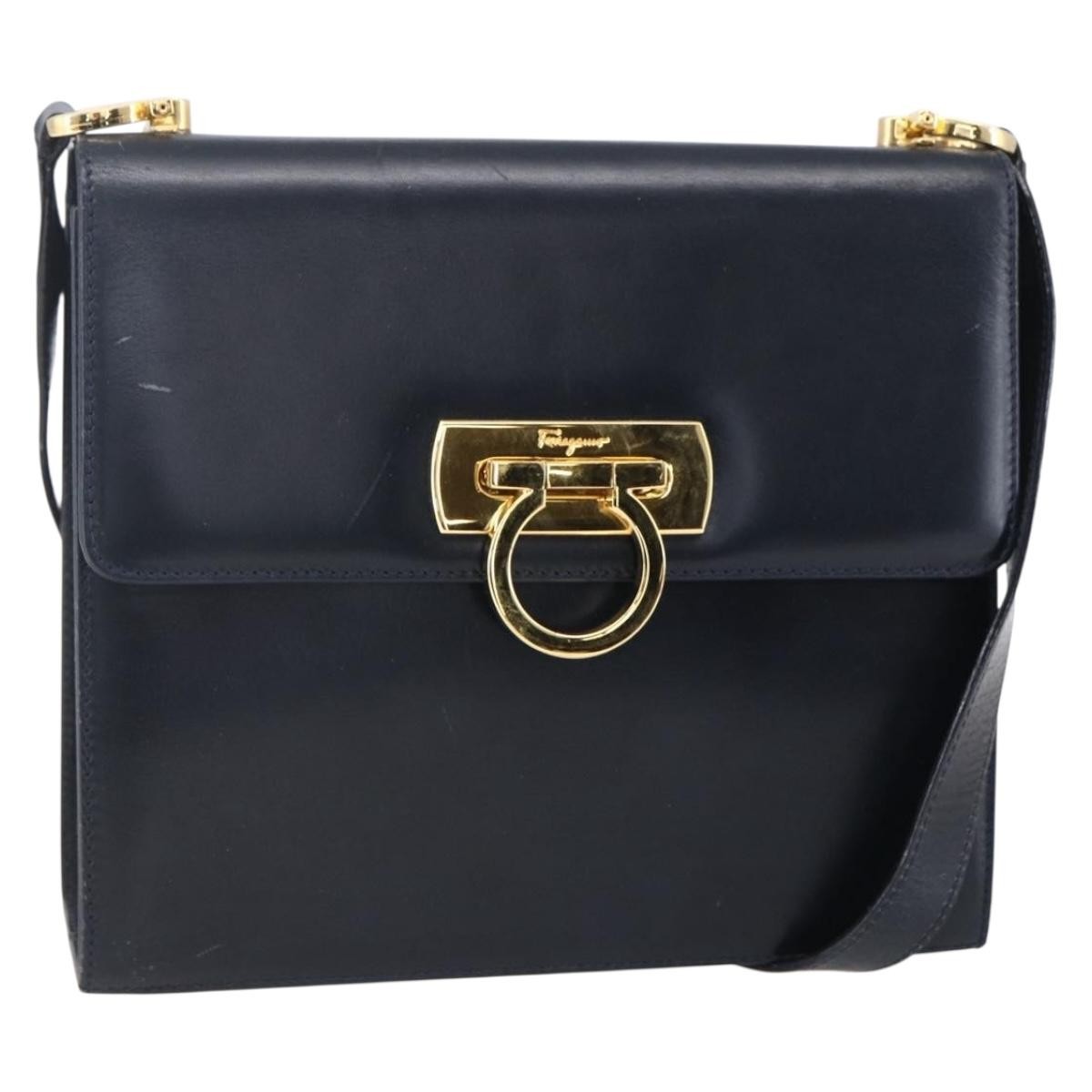 Salvatore Ferragamo Gancini Shoulder Bag Leather Product Image