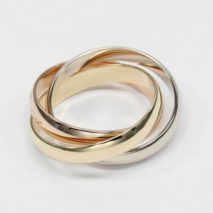 Cartier Trinity 18K Tricolor Gold Medium