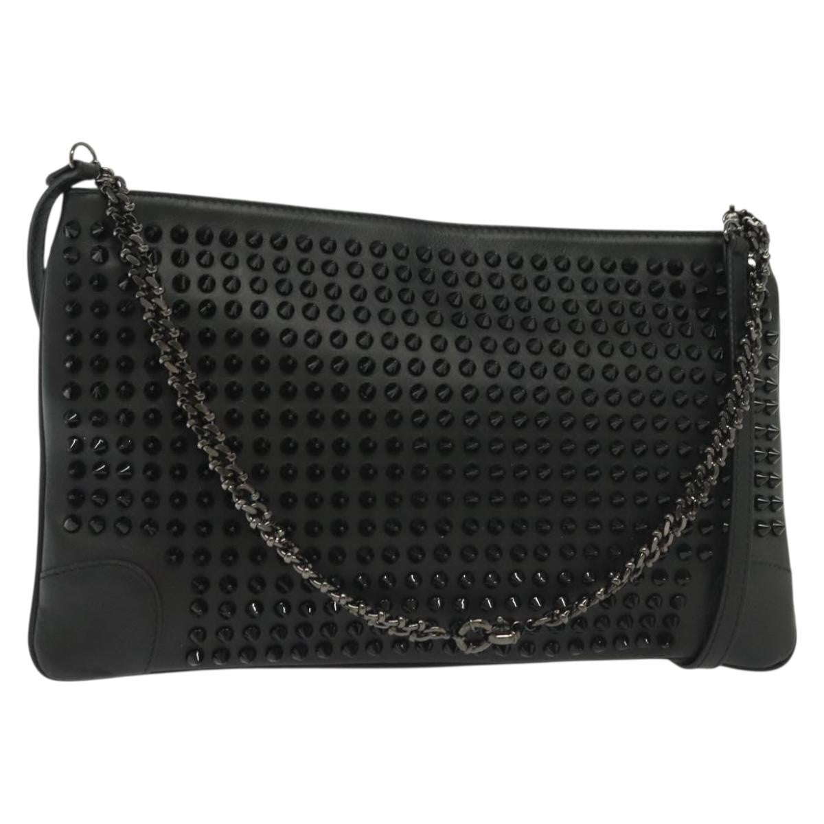 Christian Louboutin Loubiclutch Spiked Leather Product Image