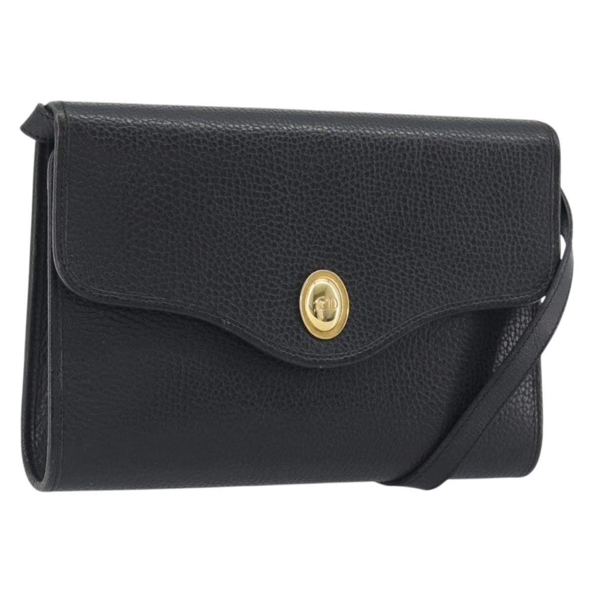 Christian Dior Vintage CD Flap Leather Medium