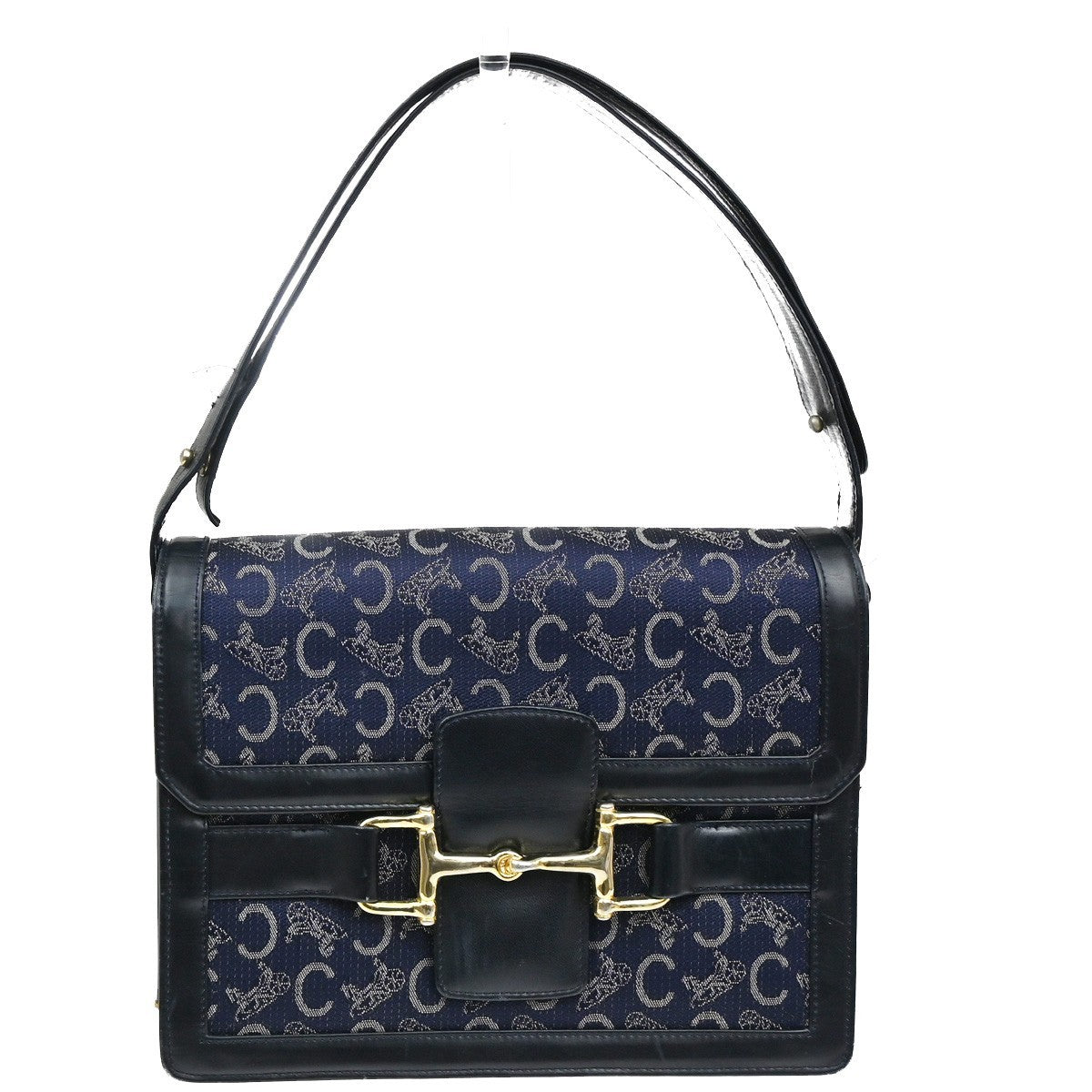 Celine Horse Carriage Shoulder bag Canvas and Leather Product Image