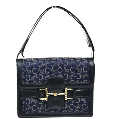 Celine Horse Carriage Shoulder bag Canvas and Leather Product Image