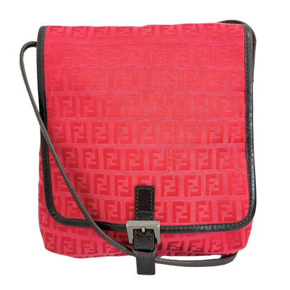 Fendi Flap Crossbody Bag Zucca Canvas Small